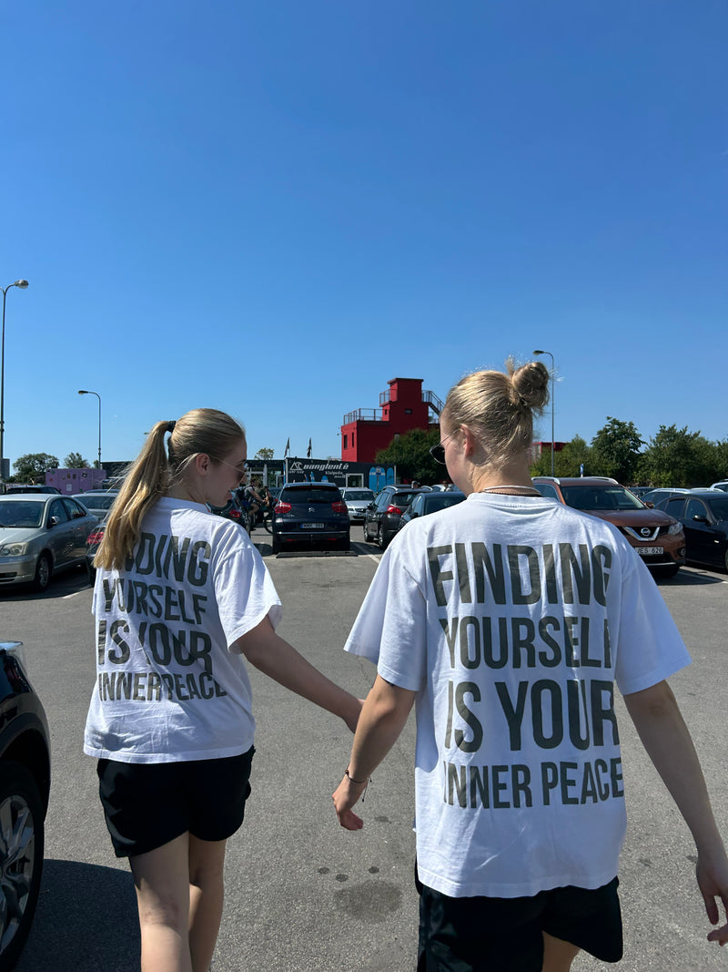 White Puff Print T-shirt