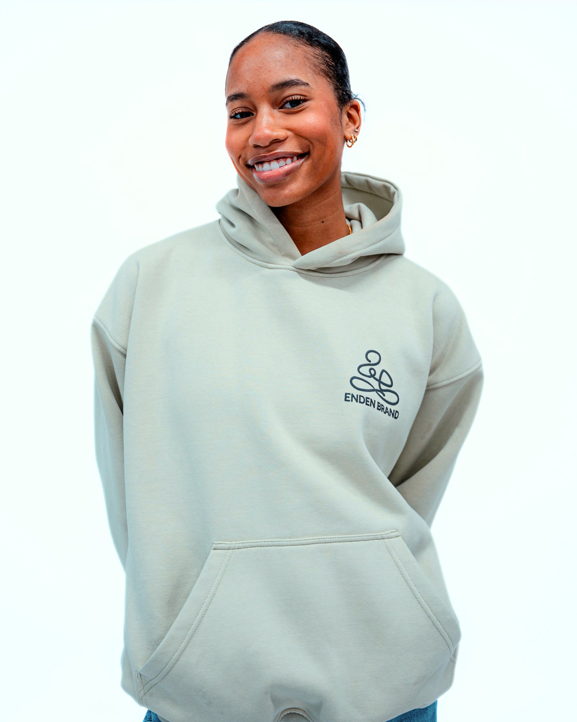 ENDEN BRAND Puff Print Lover Hoodie