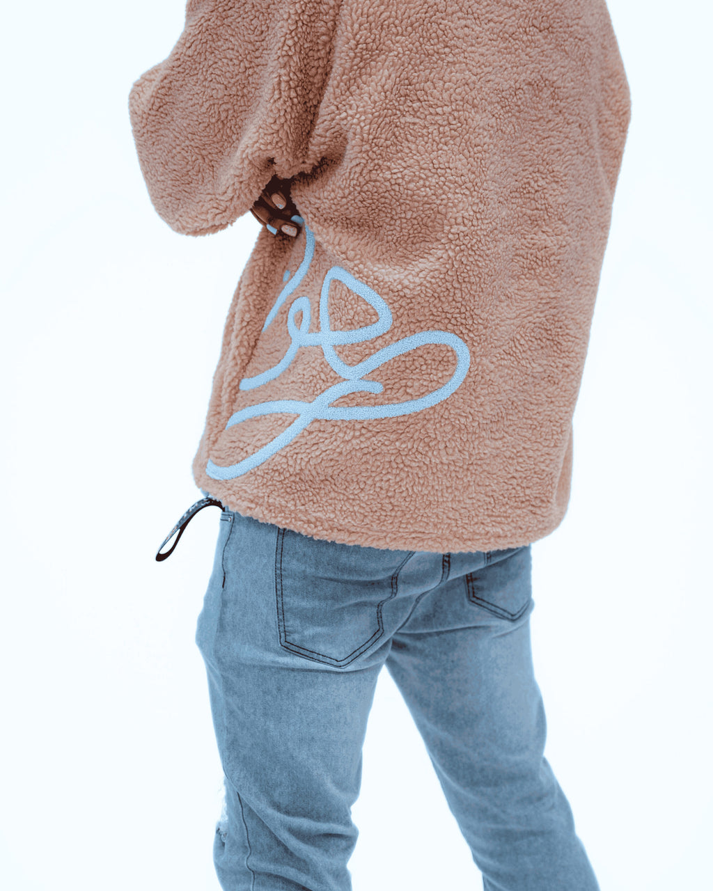 ENDEN BRAND Brown Sherpa Fleece Jacket