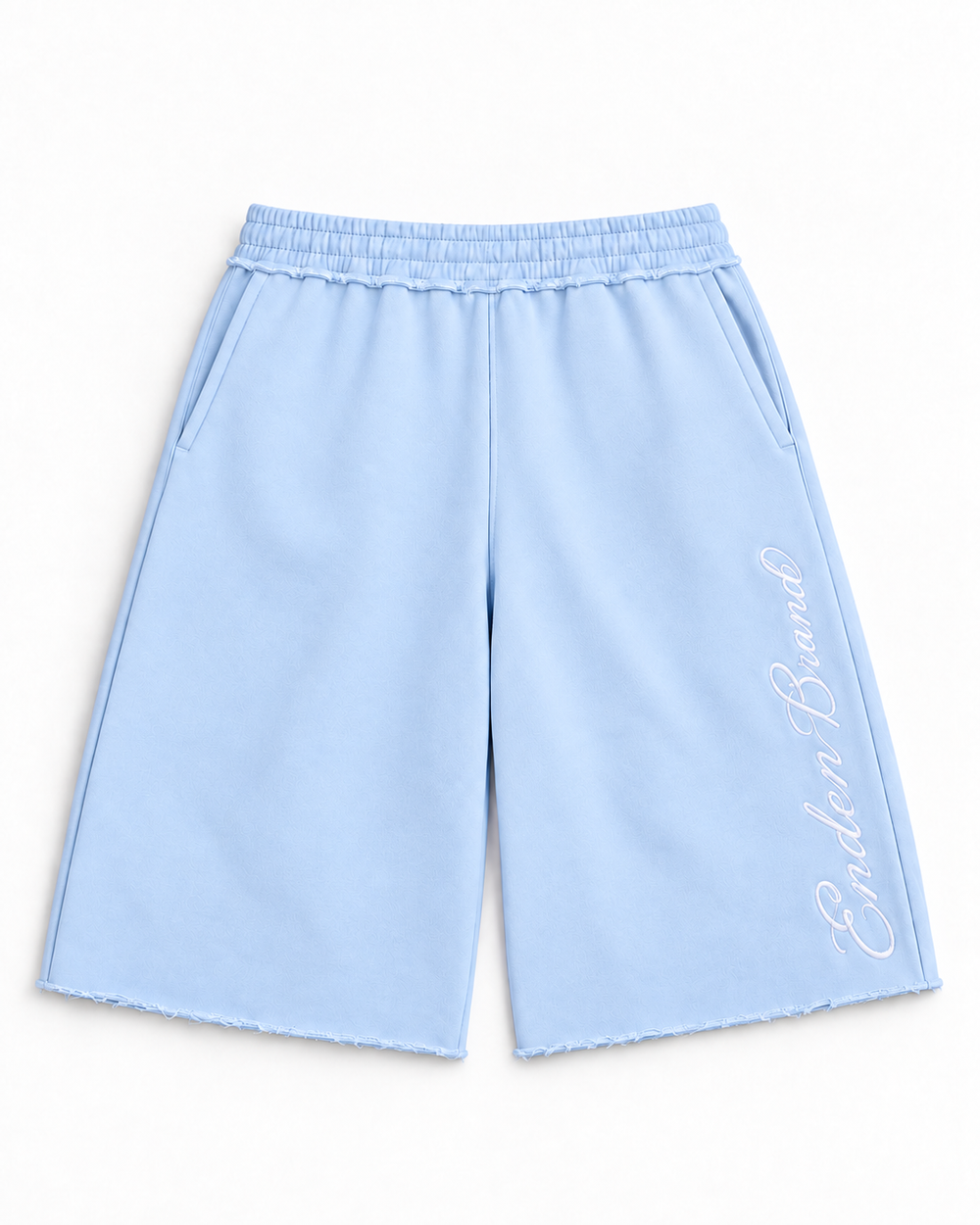 The Present Baby Blue Long Shorts