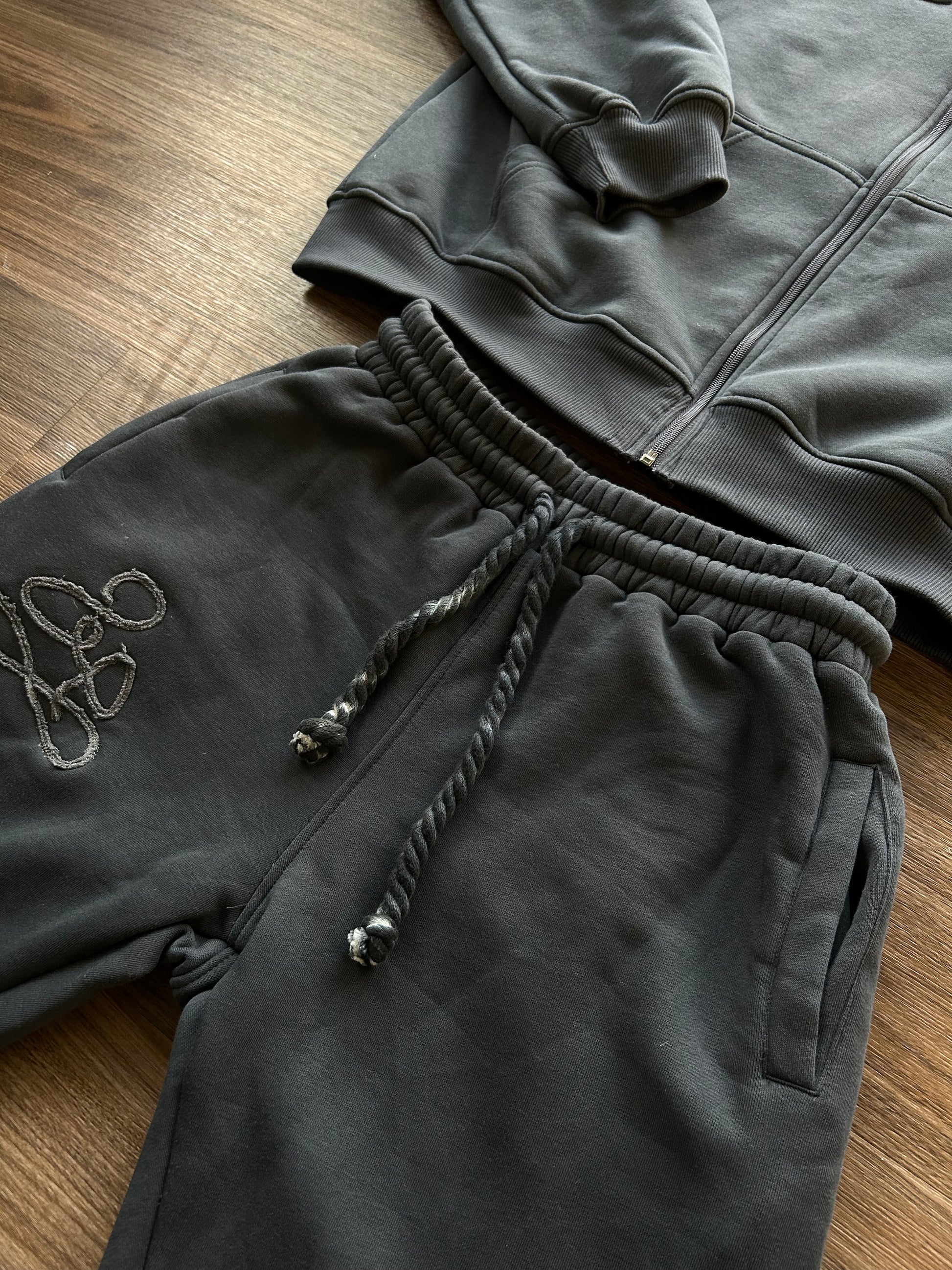 Sweatpants for women's close up details