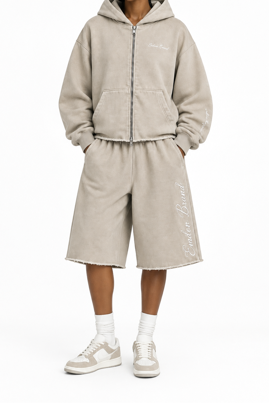 The Present Sandstone Long Shorts